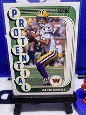 2024 Score - Protential Jayden Daniels #3 (RC)