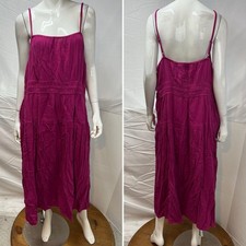 Old Navy Women’s XXL Pink Cotton Midi Long Shift Sun Dress