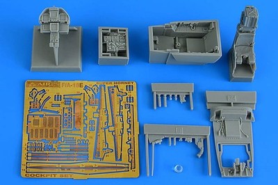 F/A-18E Super Hornet cockpit set HOBBY BOSS / 1:48 - Aires 4895