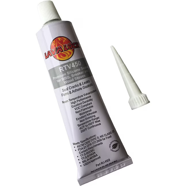 LAVALOCK LavaLock 3.3-oz Exterior and Specialty Clear Silicone Caulk
