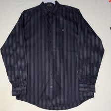 Nordstrom Wrinkle Free Striped Button Down Shirt L Tall Classic Fit Men s