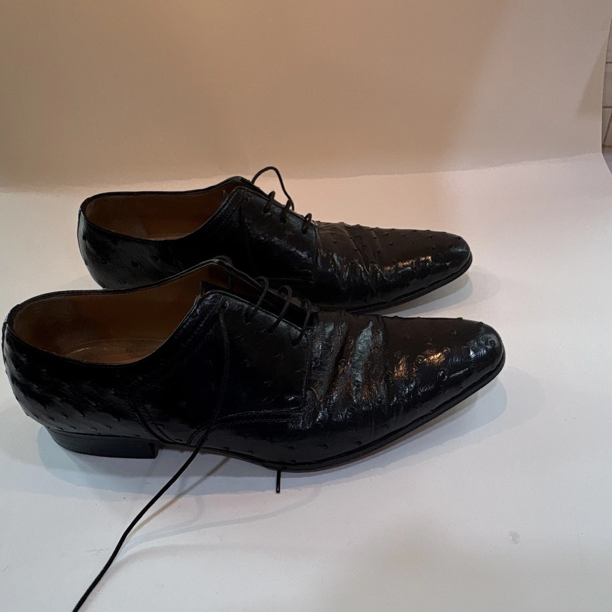 a.testoni Oxford Black Dress Shoes for Men for sale | eBay