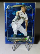 2025 Bowman Draft #BDC-171 Grant Richardson Chrome Sapphire | Athletics