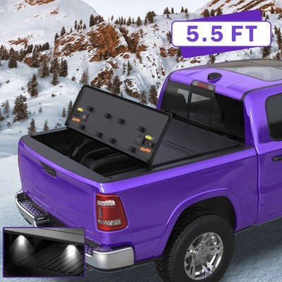 5.5ft Truck bed Hard Tonneau Cover for 14-26 Toyota Tundra 3Fold Water proof New