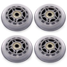 Inline Skate Wheels with Bearings, 3 Inch Roller Blade Wheels 76Mm Outdoor and I