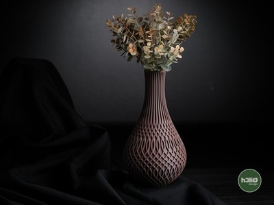 3D-gedruckte moderne minimalistische Indoor-Flektvase parametrisches Design Wohndeko