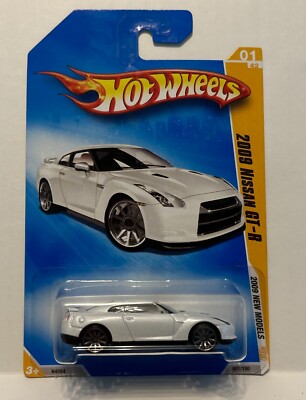 Hot Wheels NISSAN SKYLINE GT-R R35 2009 NEW MODELS *WHITE* 1/64