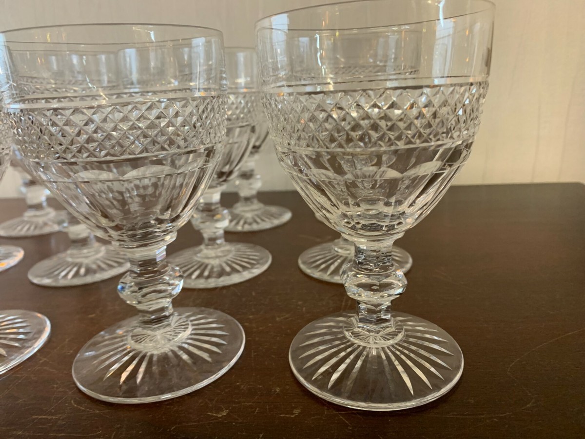 Verre à Eau Cristal Saint Louis – Modèle Trianon, Lot De 30, Prix à La Pièce, Bon état
