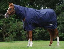 Saxon Defiant 200g Full Neck Combo Horse Turnout Rug,  Mediumweight, 2 Colours.