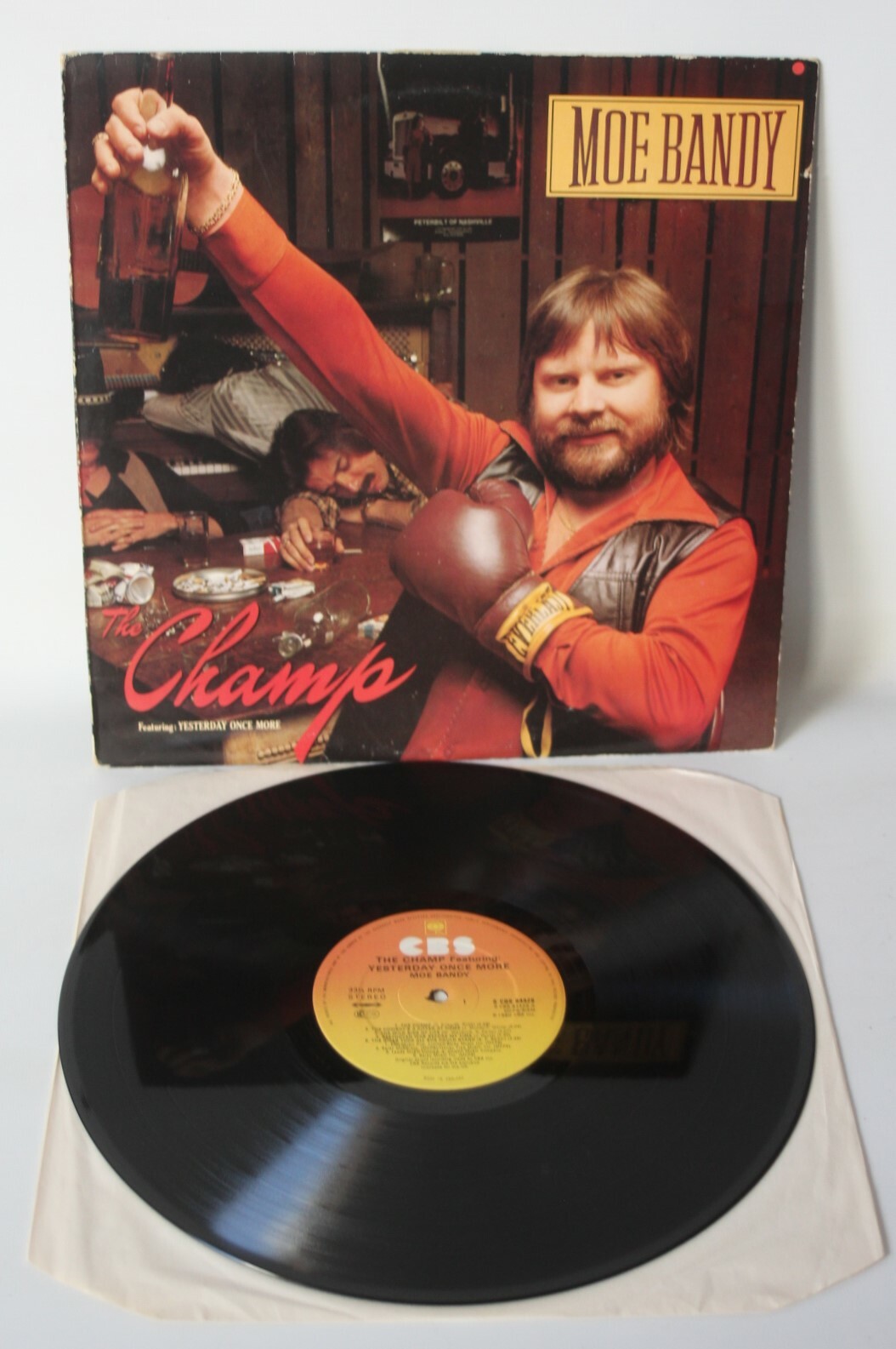 Moe Bandy ‎– The Champ - 1980 Vinyl LP - S CBS 84426 - EX