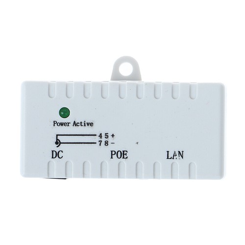 12V - 48V Passive POE injector for IP Camera VoIP Phone Netwrok AP deviceBDHF - Photo 10/12
