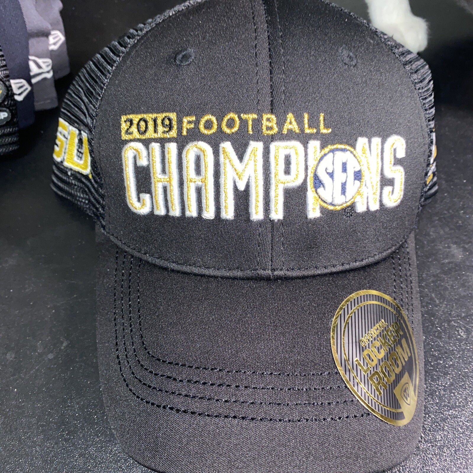 LSU Tigers 2019 SEC Champions Adjustable Snapback Cap  