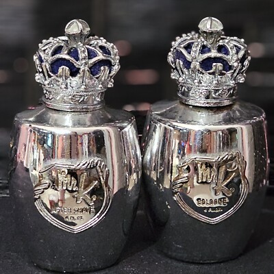 VINTAGE MARY KAY MR. K SILVER SET MEN'S AFTERSHAVE & COLOGNE