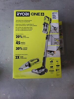 Ryobi 18v Stick Vac And Hand Vacuum Combination