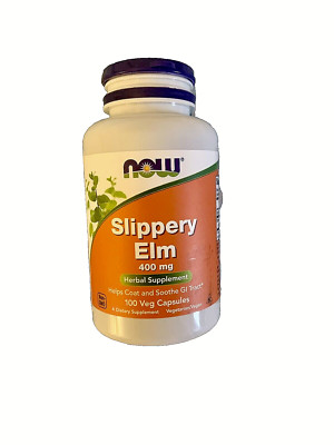 Now Foods, Slippery Elm (Rotulme), 400mg, (Gebraucht)
