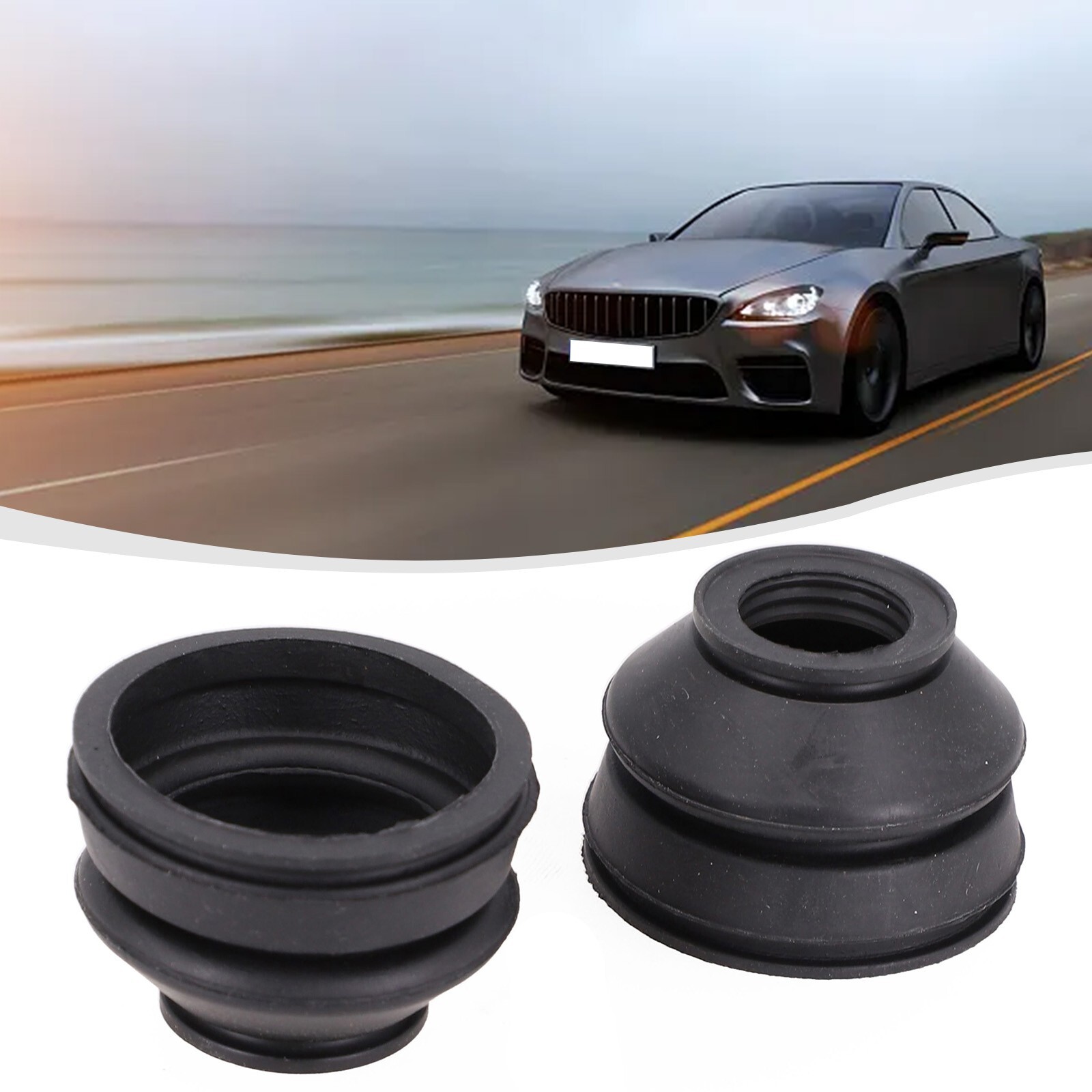 Rubber Ball Joint Dust Cover Boots 2 Pack (18mm Small 40mm Large 32mm