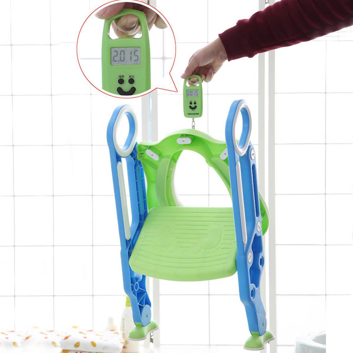 potty seat with ladder target