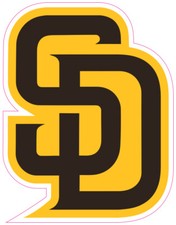 San Diego Padres Vinyl Decal Sticker Car Truck Bumper Tumbler Mug