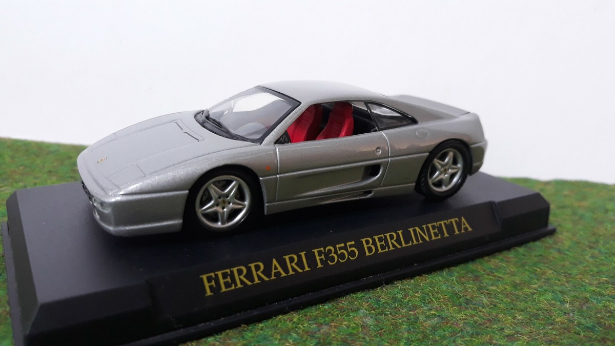 FERRARI F355 BERLINETTA gris 1/43 fabrica PRESSE voiture miniature