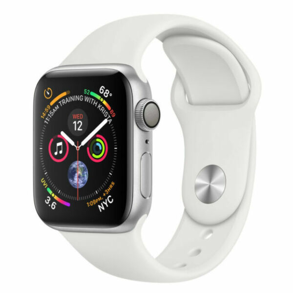 Apple Watch Series 4 Cellular, 44 mm, Aço Inoxidável Prata, MTX12BZ/A