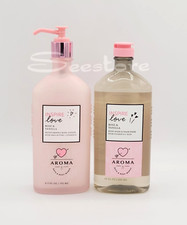 Bath  Body Works Rose Vanilla Inspire Love Aromatherapy Lotion  Body Wash Set
