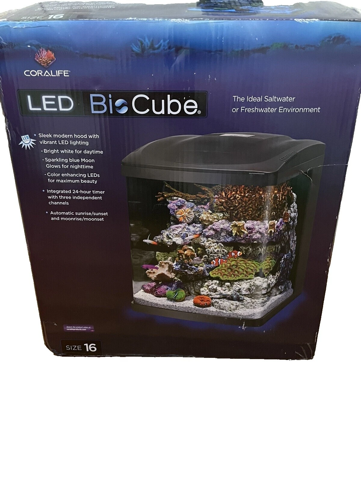 Tanques y acuarios Coralife Cubo