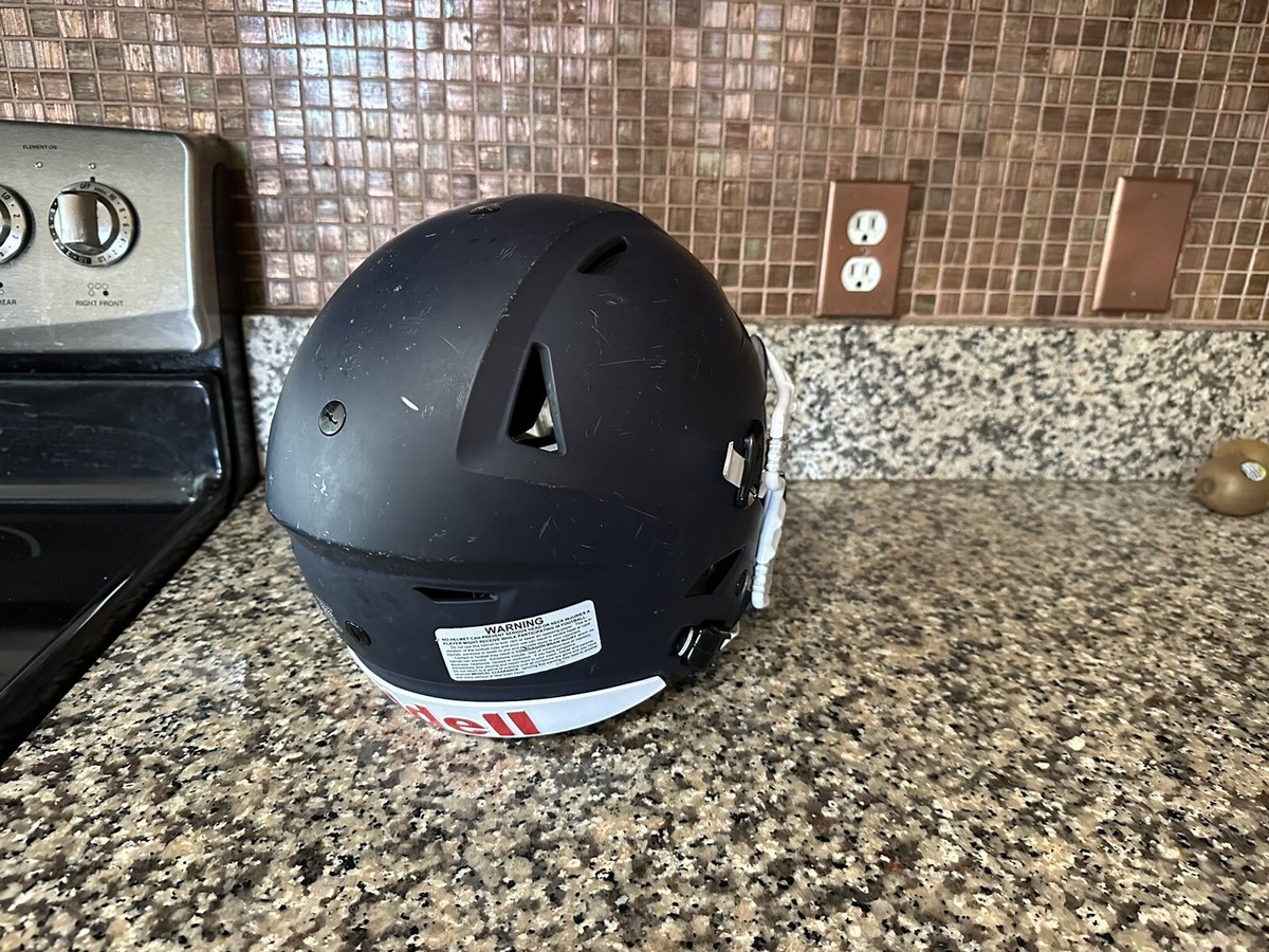 Riddell Speed FLEX Football Helmet Matte Blue w/ White
