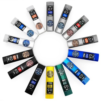Pentel Ain Stein Mechanische Nachfüllmine HB/H/2B/B/4B/2H -0.2/0.3/0.5/0.7/0.9