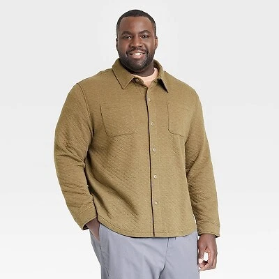 quilted button down