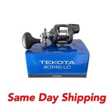 Shimano Tekota 401 HGLCA 6.6:1 Line Counter Casting Reel | TEK401HGLCA