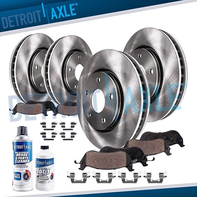 10pc Front Rear Rotors Ceramic Brake Pads for Nissan Murano Pathfinder JX35 QX60