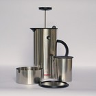 Stelton Magnussen EM77 Stainless Coffee press, sugar bowl, creamer Set New Boxed