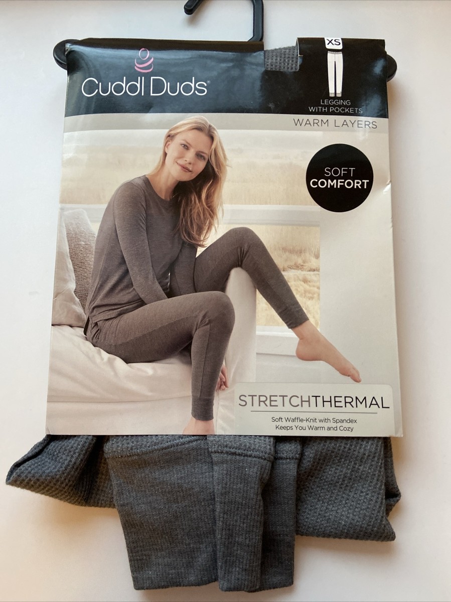 Black Cuddl Duds Softwear High-Waist Leggings Macy's With Stretch