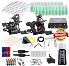 PROFESIONAL Maquina De Tatuaje Kit Para Tatuar Tattoo Rotativa Pluma Inalambrico