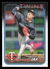 Griffin Jax 2024 Topps Update #US43 Minnesota Twins