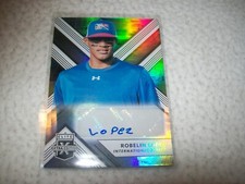 2018 PANINI ELITE EXTRA EDITION ROBELIN ROBELYN LOPEZ AUTOGRAPH SIGNED AUTO #189
