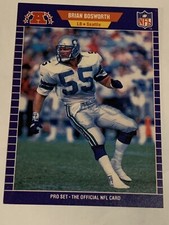 1989 Pro Set #391 Brian Bosworth Seattle Football Card