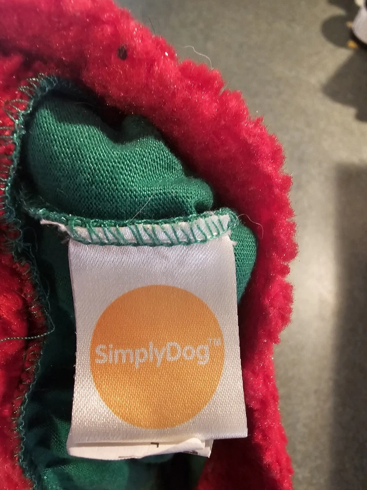 Camiseta Simply Dog Tema Navidad Reno Talla M Ropa para Mascotas Cachorro Verde Foto 3 de 4