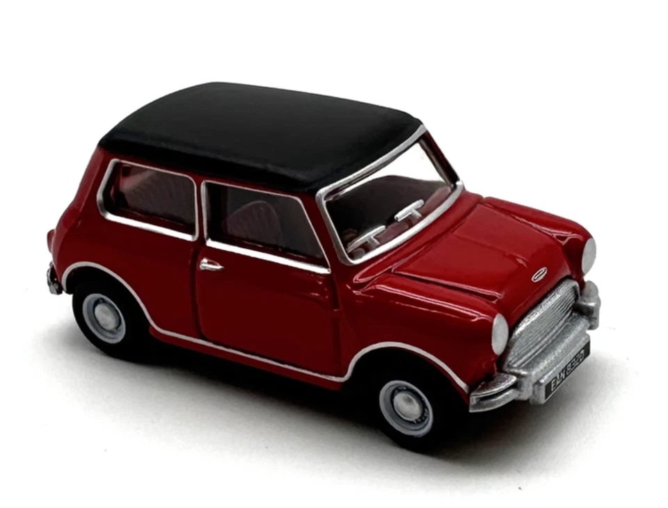 BN 1:76 Red Austin Mini Copper S Sports Model Diecast Metal Car - Image 4 of 4