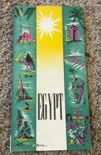 Vintage Ca. 1950 EGYPT Travel Brochure, Egyptian State Tourist Dept.