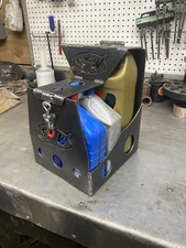 Single 1 Gallon & 4 Quart Fluid Holder Caddy Organizer Jeep Buggy Offroad