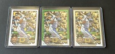 2023 Topps Cal Mitchell RC Green Ice Foil Serial #238/499 Rainbow Foil & Base