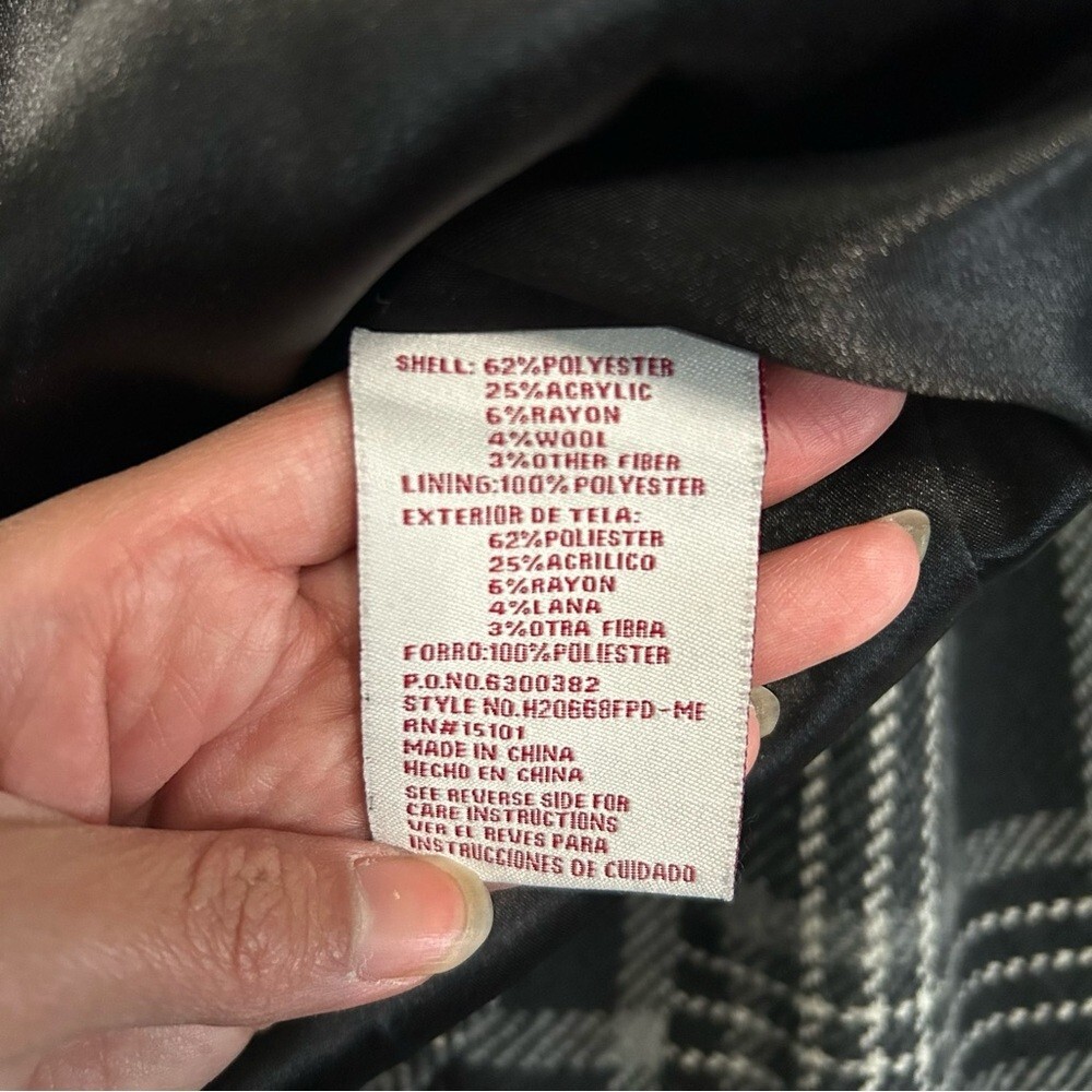 Hydraulic Double Breasted Button Front Lined Plai… - image 8