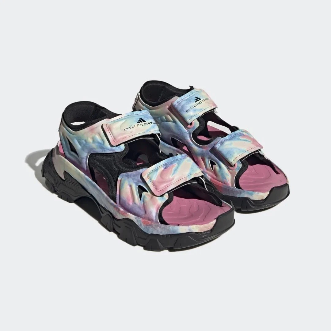 Adidas sandalo donna taglia 8 Stella McCartney Hika grafica outdoor rosa HP8599