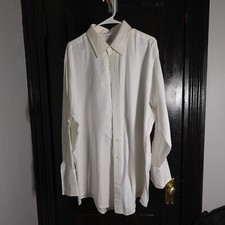 Brooks Brothers Makers Tuxedo Shirt Mens sz 17-3 White French Cuff Made USA