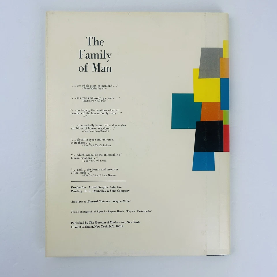 1955 1st Ed. The Family of Man, Curated: Edward Steichen, Carl Sandburg Prologue - Image 3 of 4