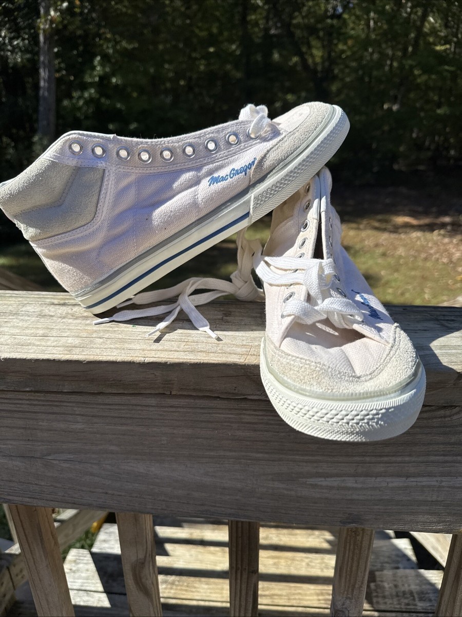 NWB Vintage Late 1970's 1980's Mcgregor Men's Sneakers White