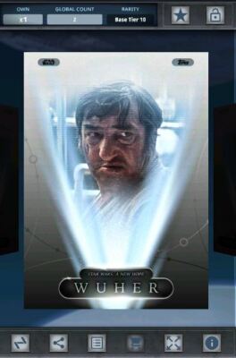 Star Wars Card Trader - 2021 Base Tier 10 54321 - Imperial Black Wuher 2cc
