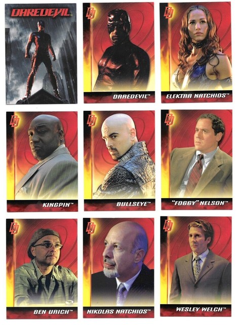 2003 Topps Daredevil Movie Trading Cards Ben Affleck / Choose #s 1 - 72 / bx2A
