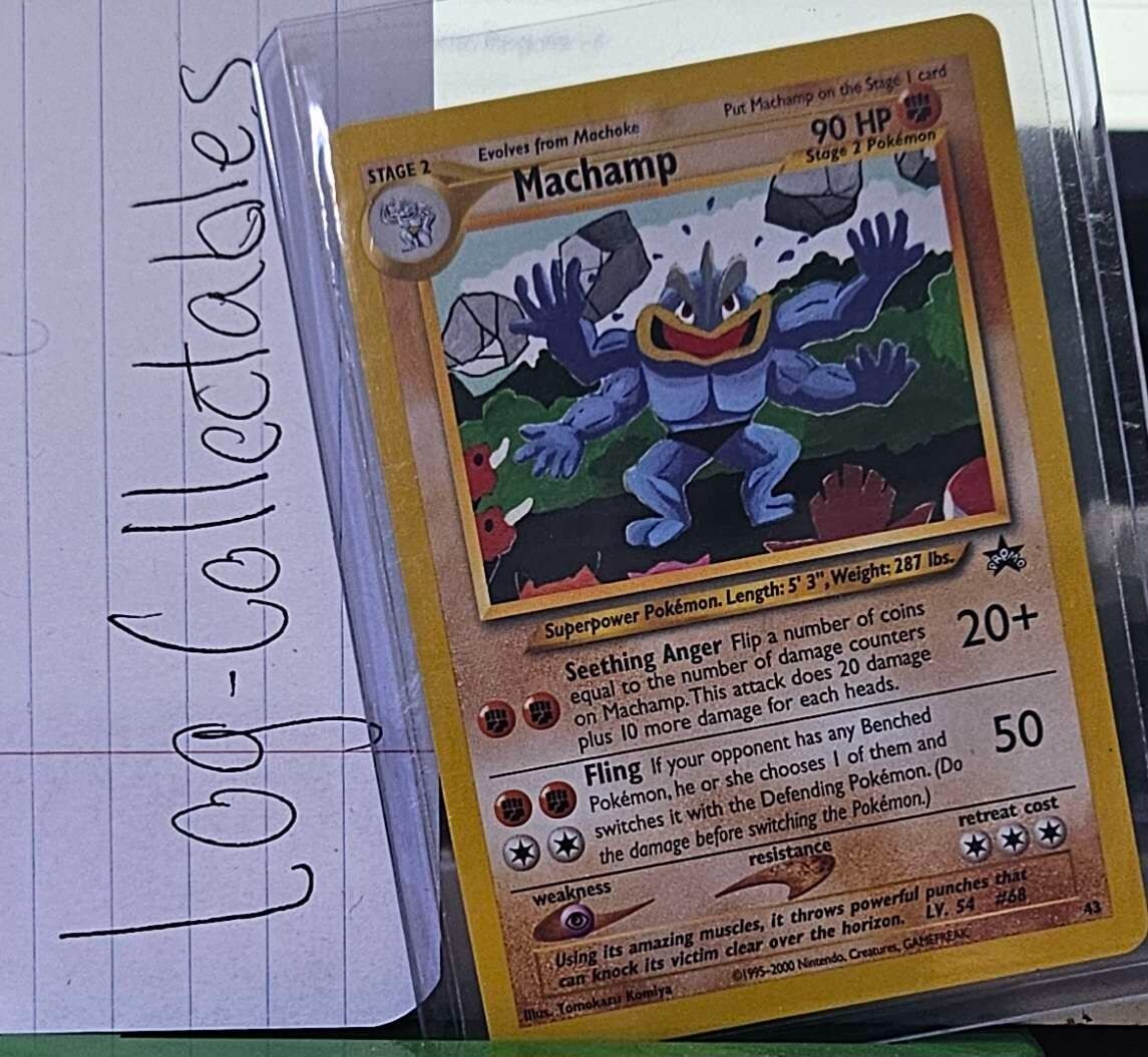 Pokemon Machamp 43/53 Wizards of the Coast Black Star Promo Regular NM